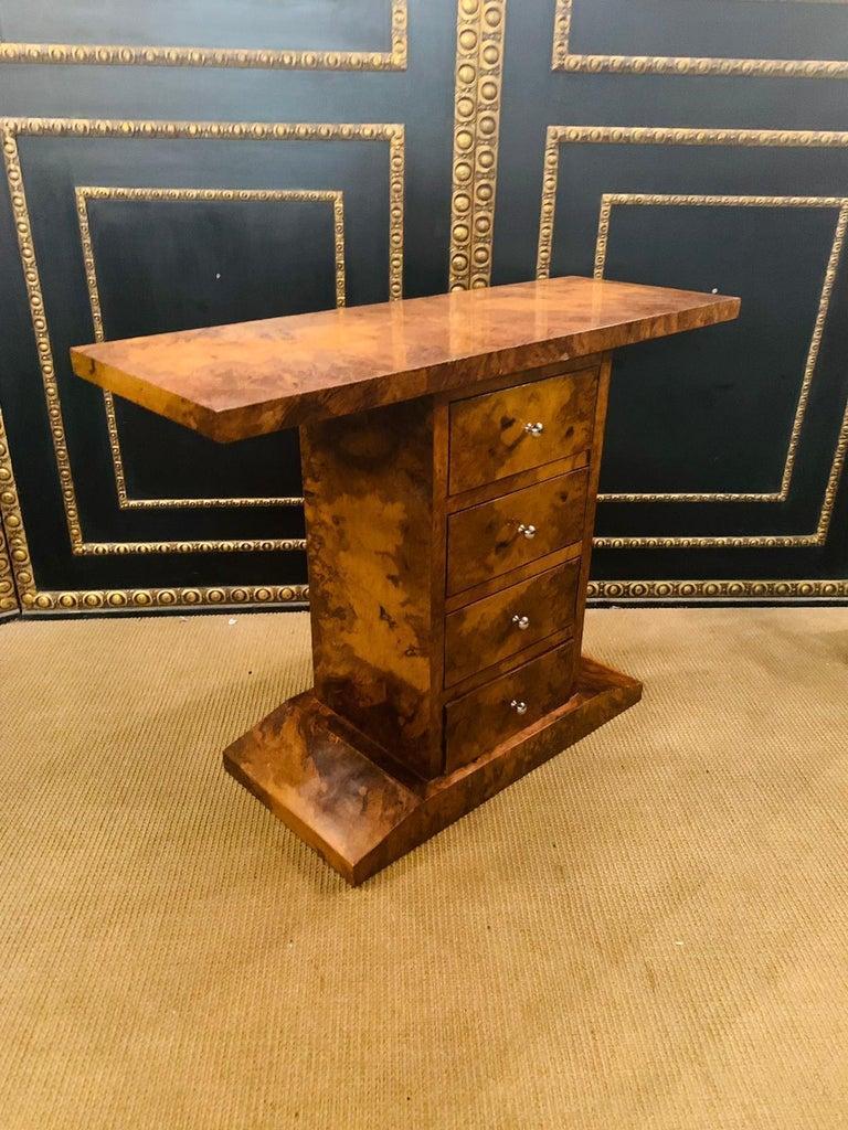 Decorative and Rare Chest of Drawers or Console in Art Deco Style 1