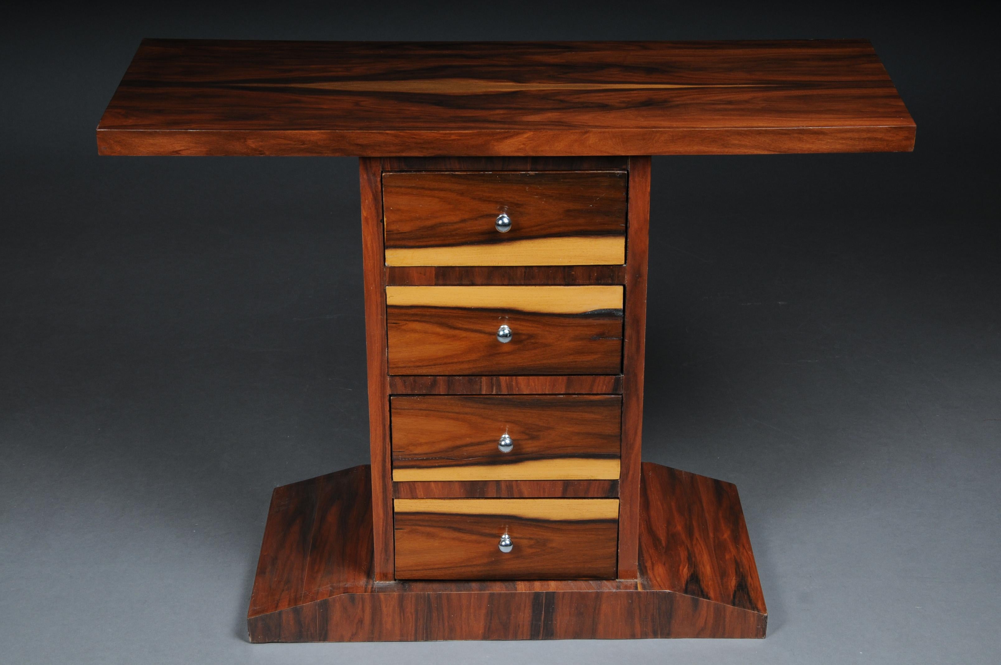 Veneer Decorative and Rare Chest of Rares in Art Deco Style For Sale