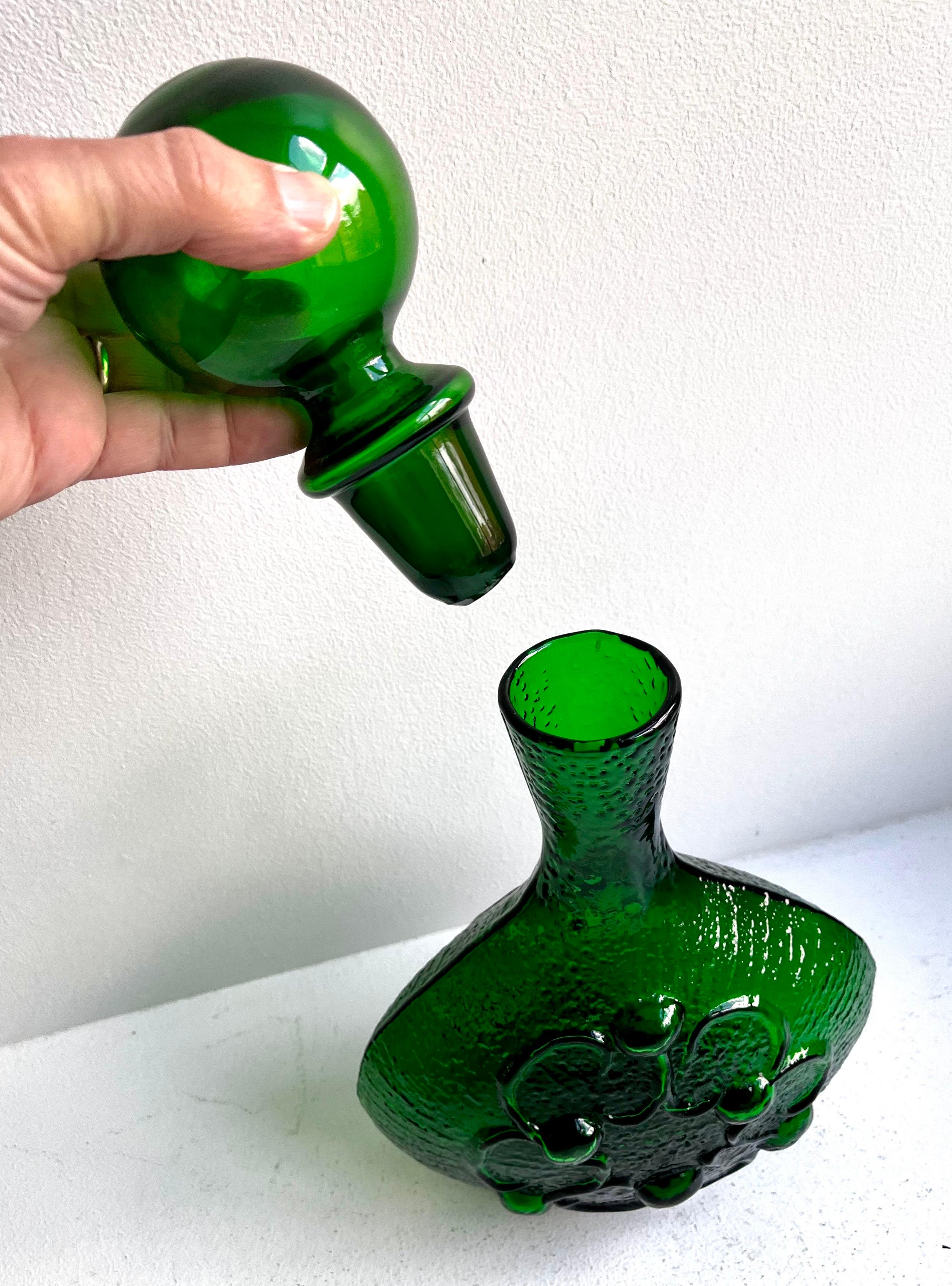 Carafe décorative en verre d'art 