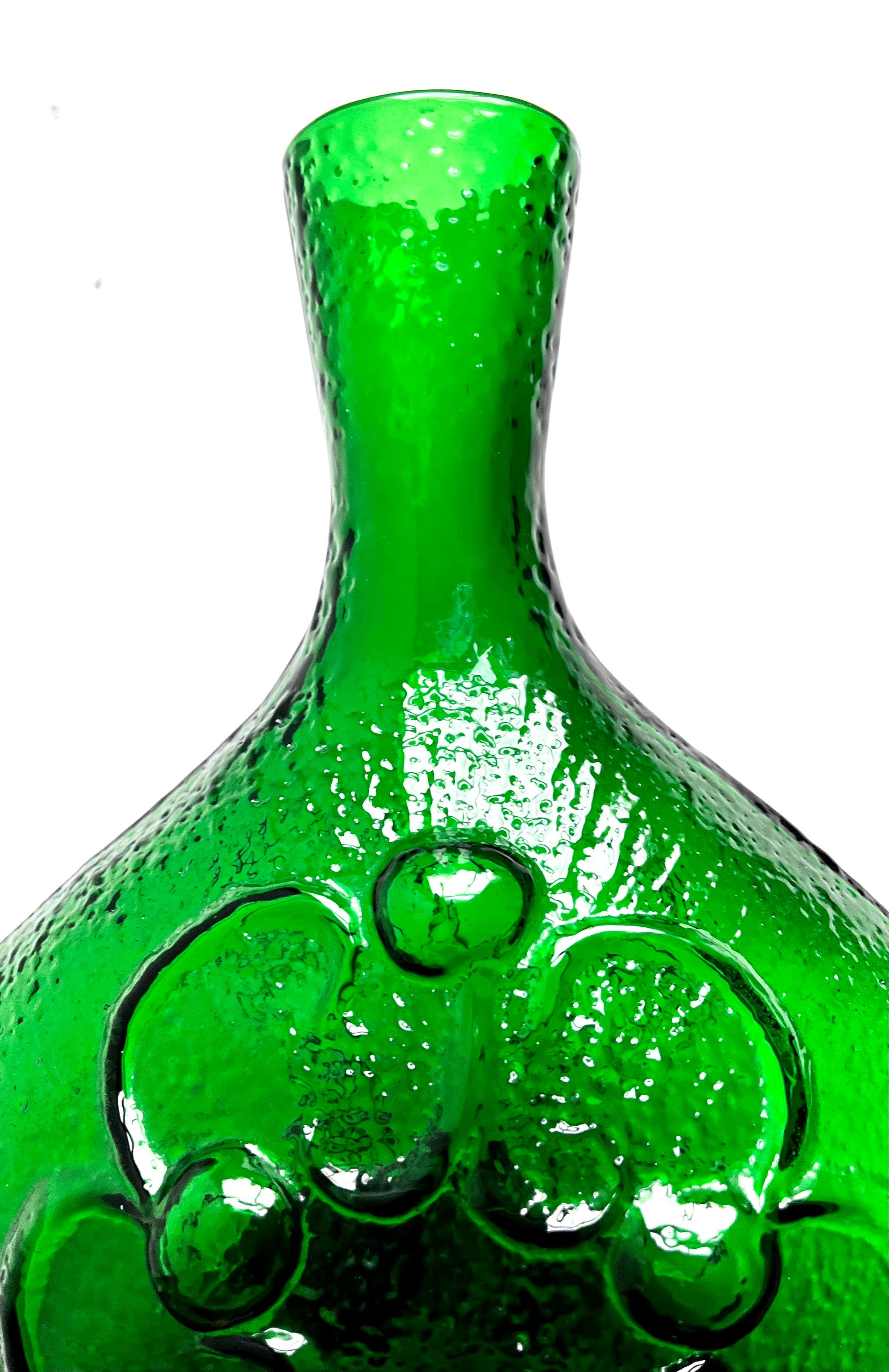 Carafe décorative en verre d'art 