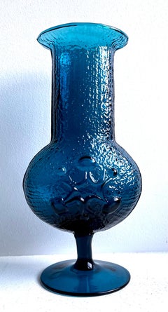 Vaso decorativo in vetro Art Decor "Antigua" di W. Husted per Stelvia, Italia, anni '60