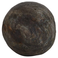 Decorative Antique Ball in Wood