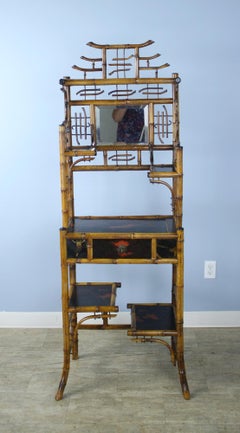 Decorative Antique Bamboo Etagiere