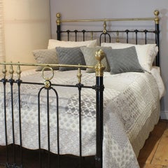 Decorative Antique Bed in Black MK248