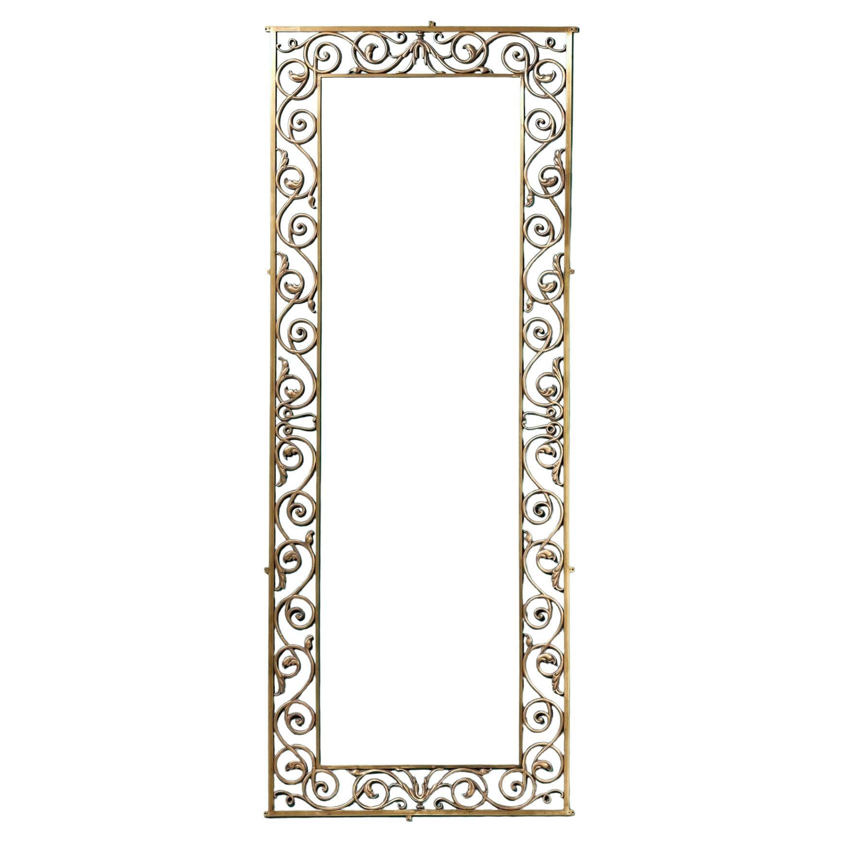 Decorative Antique Cast Bronze Frame