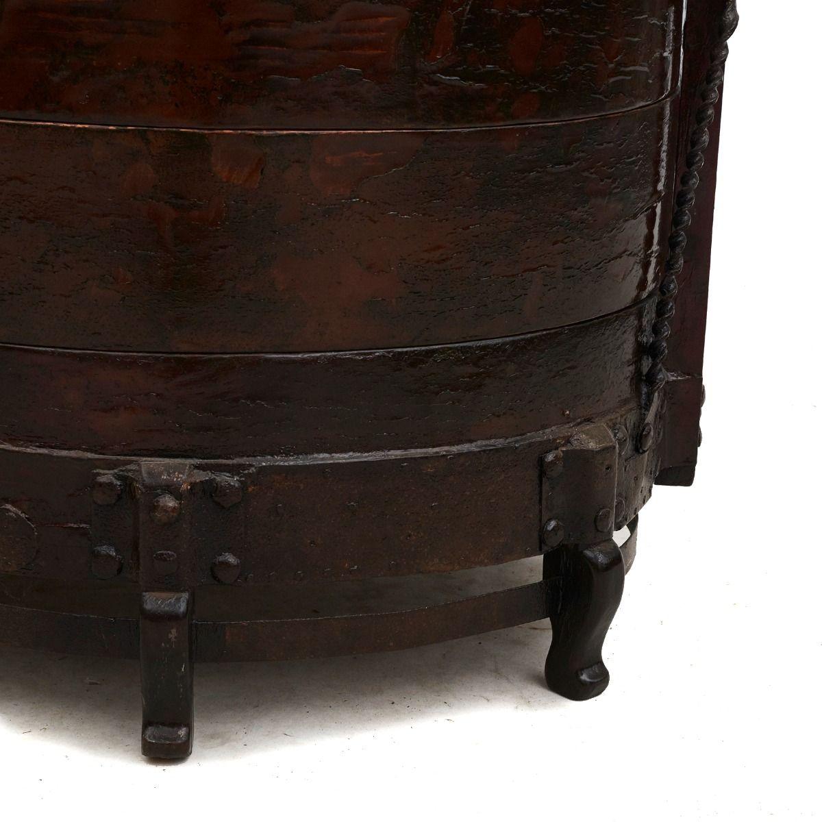 Caja apilable decorativa china antigua, provincia de Shanxi en venta 3