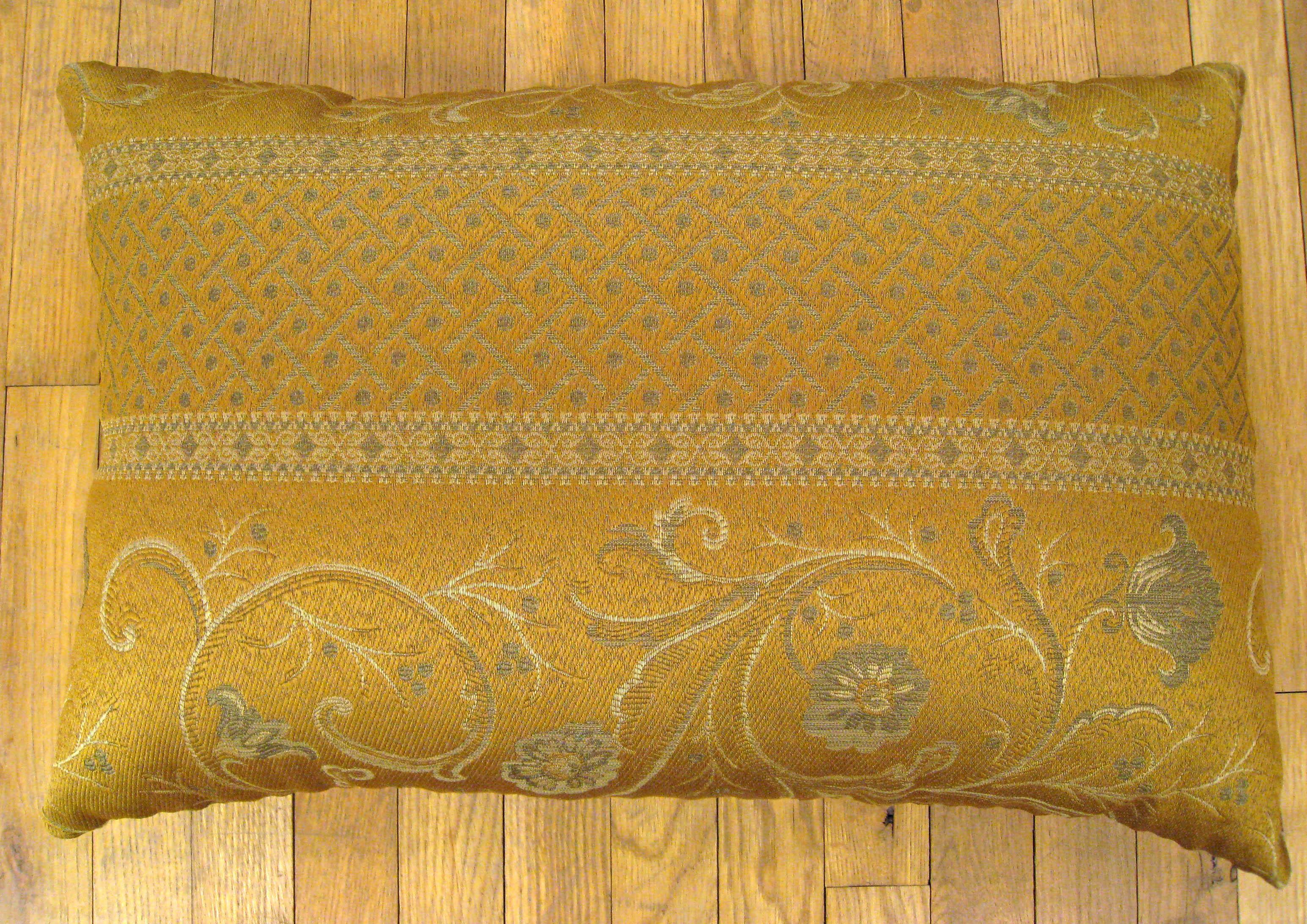 20th Century Decorative Antique French Aubusson Carpet Pillows