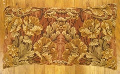 Decorative Antique Jacquard Tapestry Pillow with Floral Elements