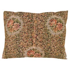 Decorative Antique Jacquard Tapestry Pillow with Floral Elments Allover