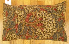 Decorative Antique Jacquard Tapestry Pillow with Trees Allover