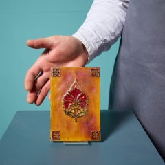 Decorative Antique Lustre Glazed Tile by Pilkington & Co