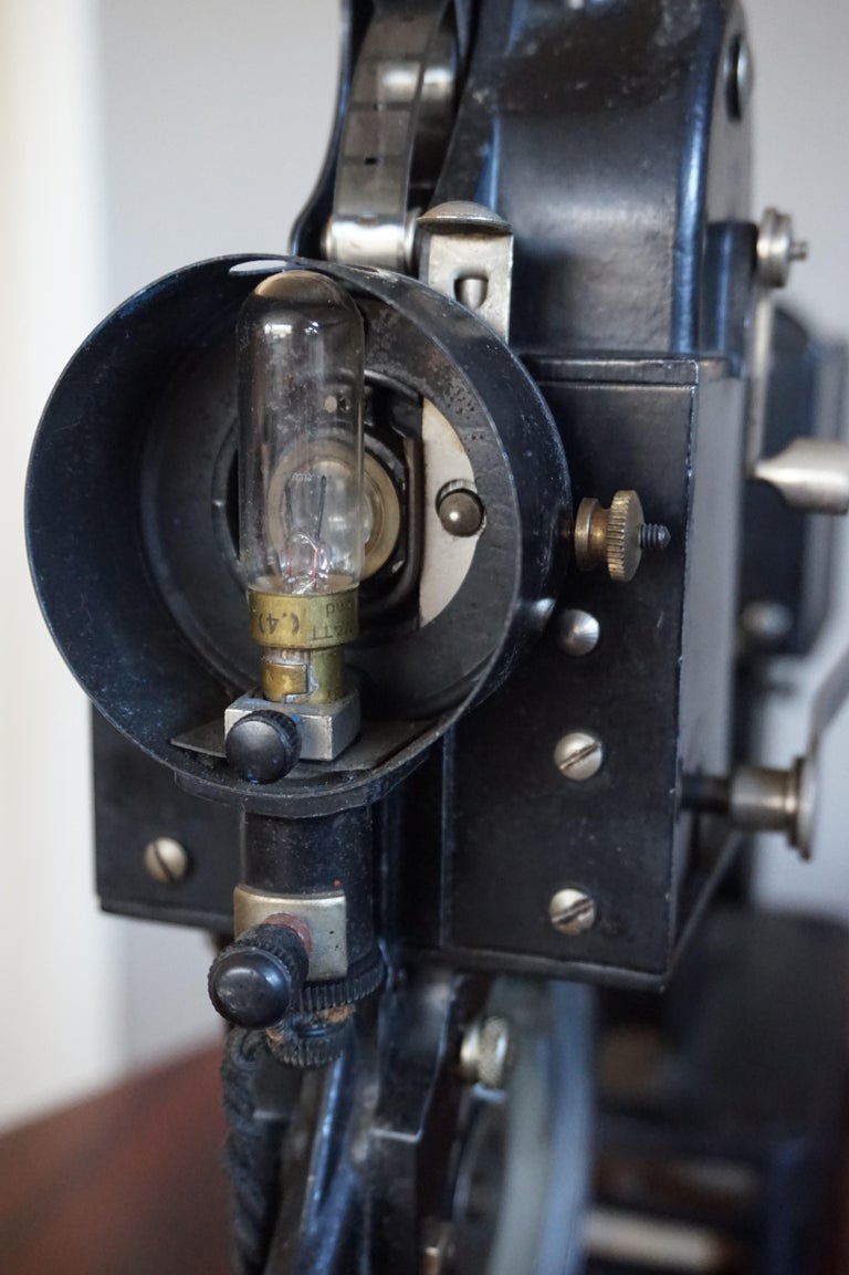 Decorative Antique Pathé Baby Projector Bookends with Felix the Cat ...