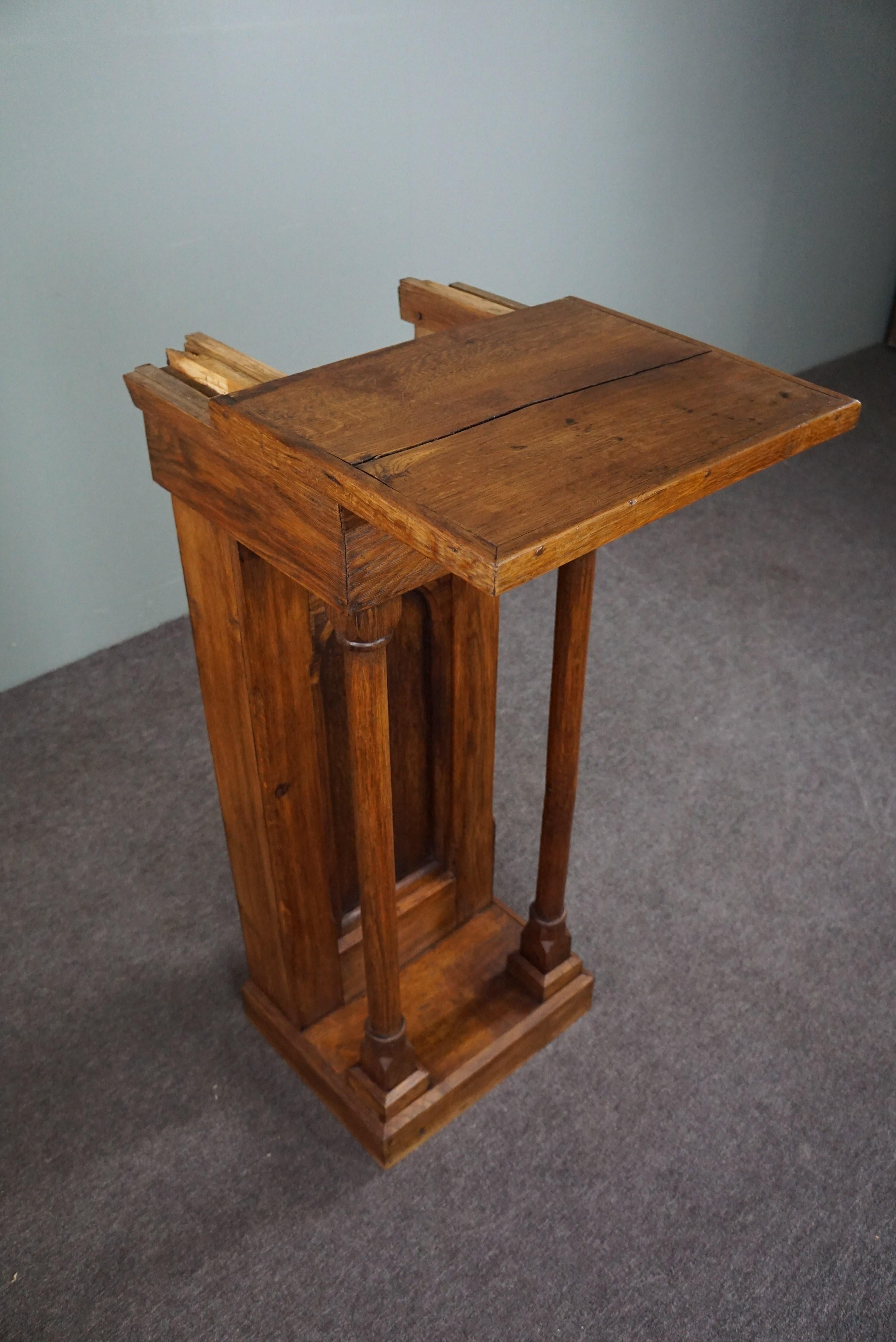 Decorative antique pedestal, hall table, plant table, column For Sale 1