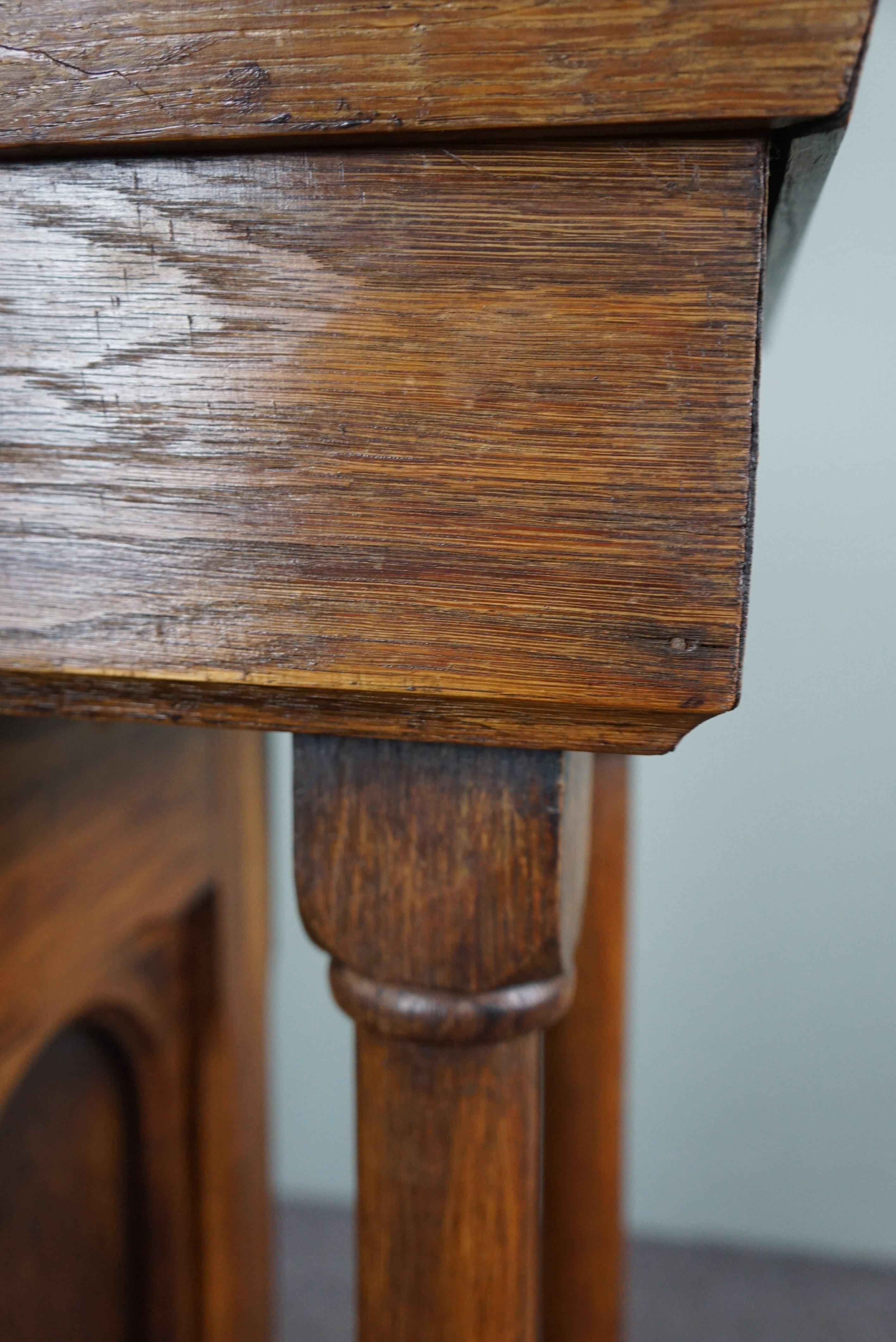 Decorative antique pedestal, hall table, plant table, column For Sale 3