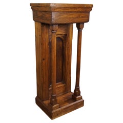 Decorative antique pedestal, hall table, plant table, column