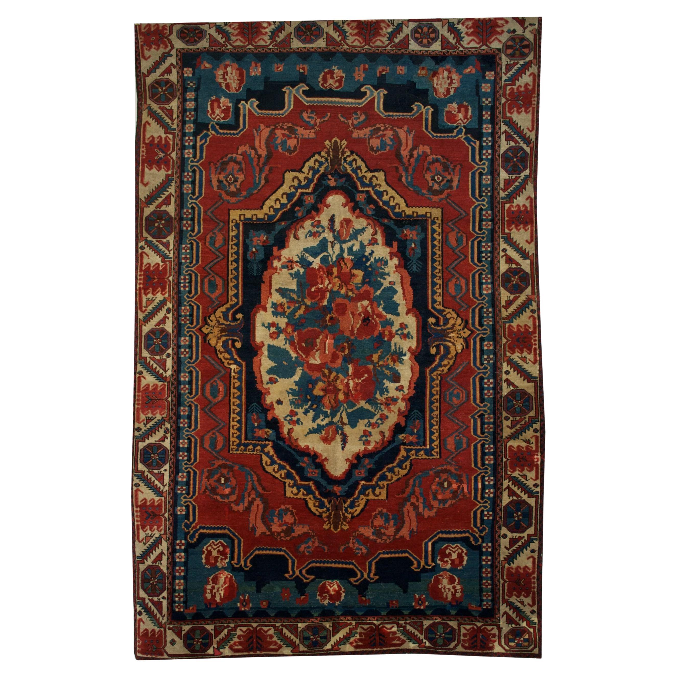Decorative Antique Persian Bakhtiari 5' 8" x 8' 11" For Sale