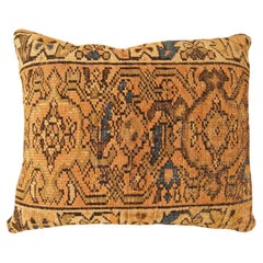  Dekoratives antikes persisches Hamadan-Teppich Kissen mit geometrischen abstrakten Motiven
