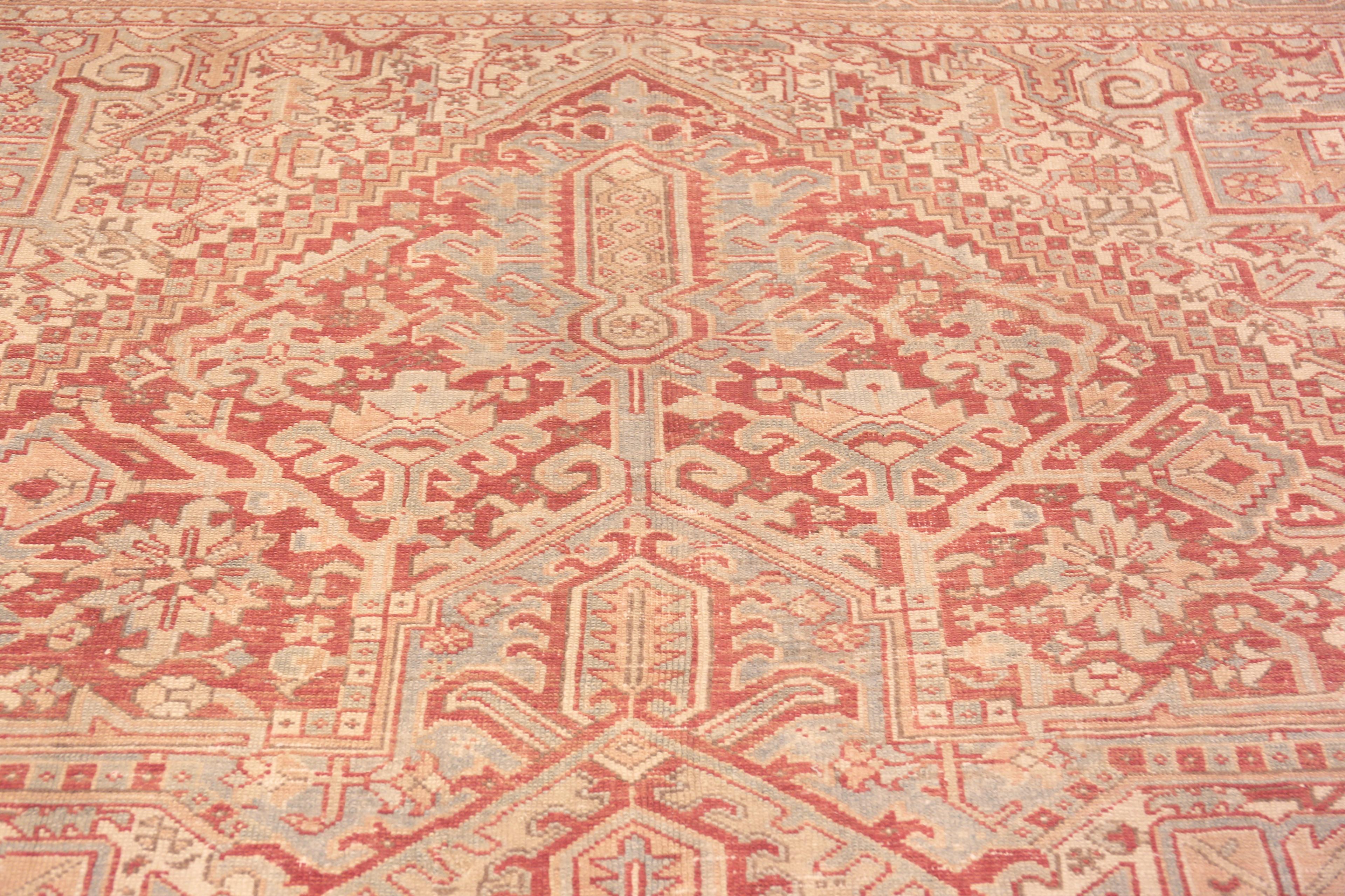 Wool Decorative Antique Persian Heriz Rug 10' x 13'2