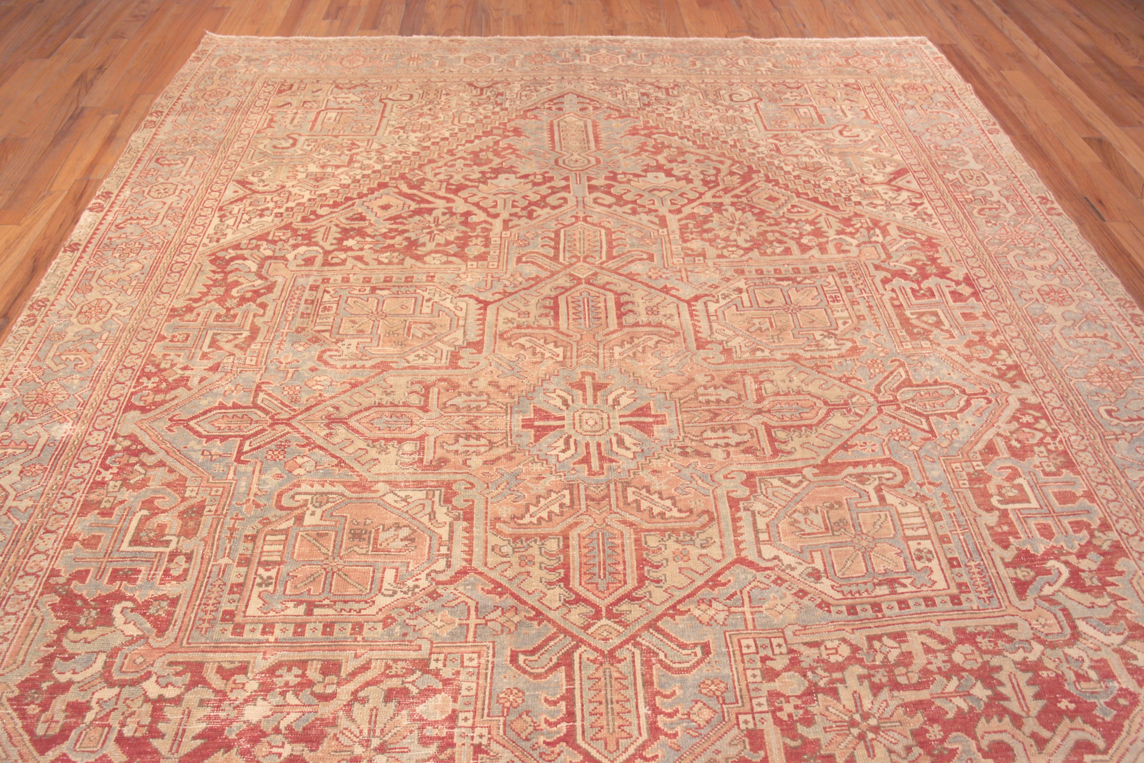 Decorative Antique Persian Heriz Rug 10' x 13'2