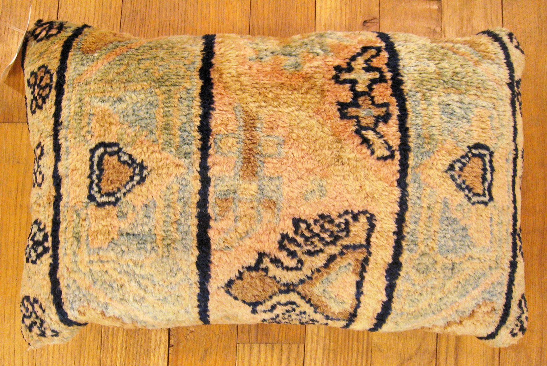 Coussin de tapis persan antique Malayer ; taille 1'5