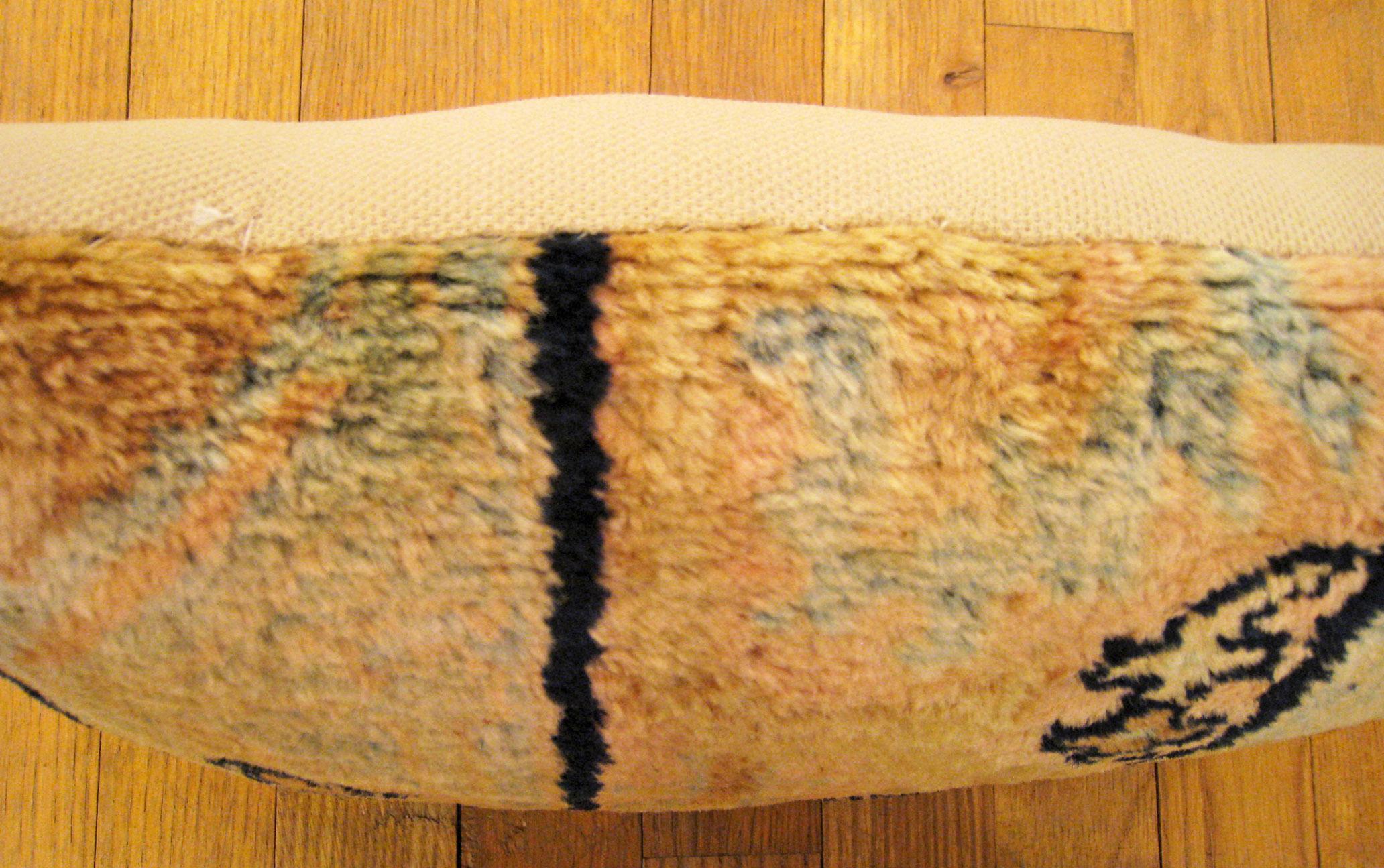Coussin décoratif persan ancien Malayer avec abstraits géométriques Bon état - En vente à New York, NY