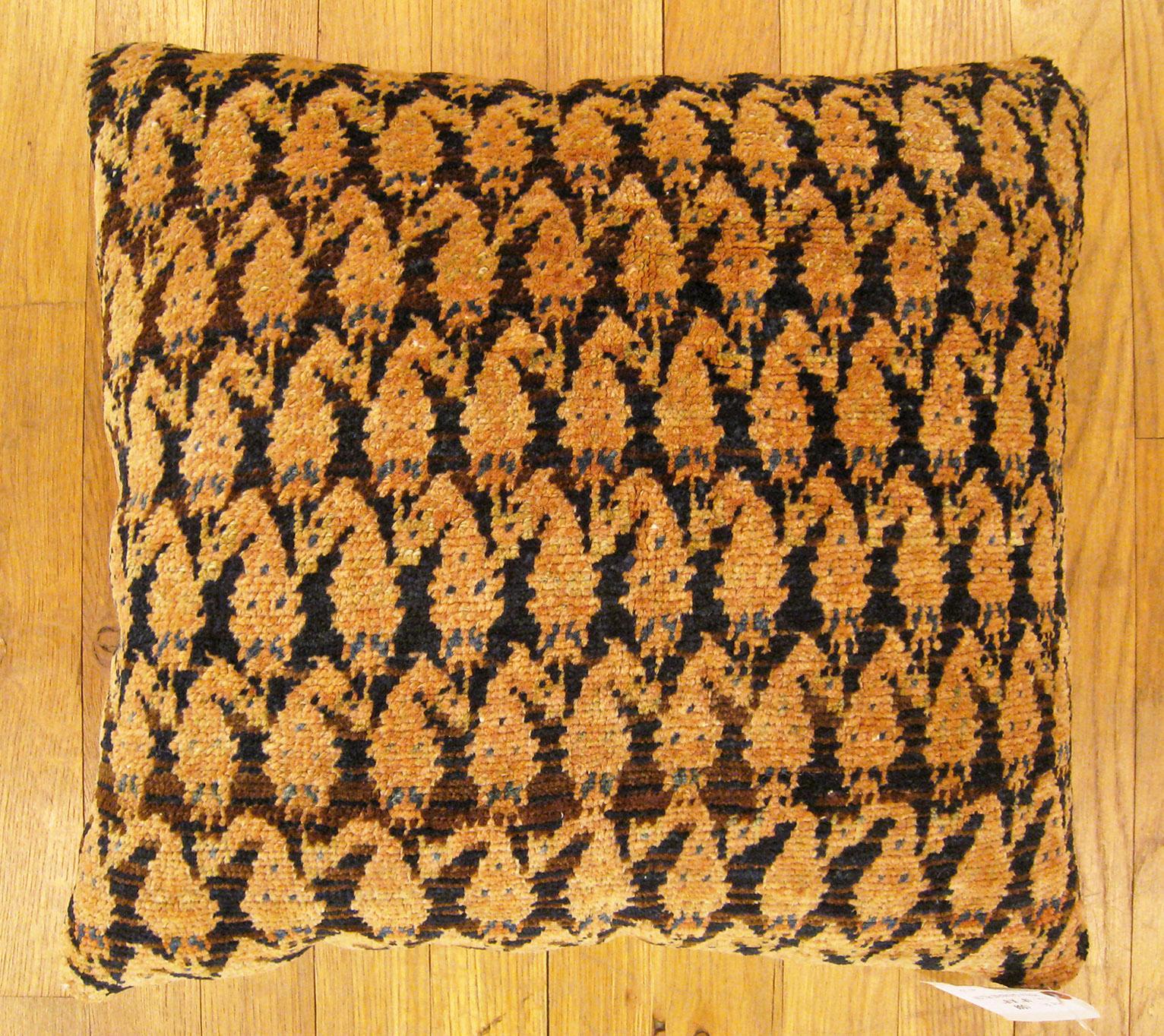 Antike persische Saraband-Teppich-Kissen; Größe 1'6