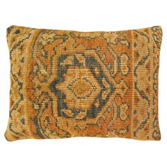 Coussin décoratif persan ancien Sultanabad orné d'un médaillon central