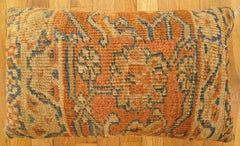 Decorative Antique Persian Sultanabad Pillow with Floral & Geometric Abstracts