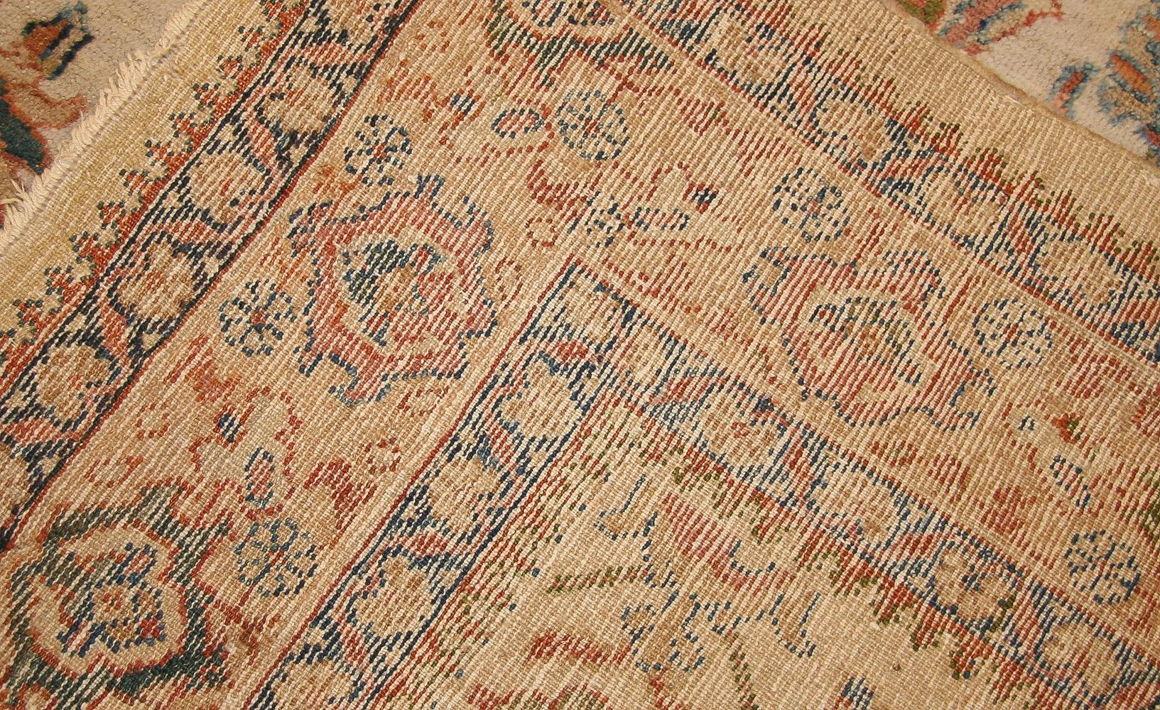 Antiker persischer Sultanabad-Teppich aus Sultanabad. 8 ft 7 in x 11 ft 7 in (Handgeknüpft) im Angebot
