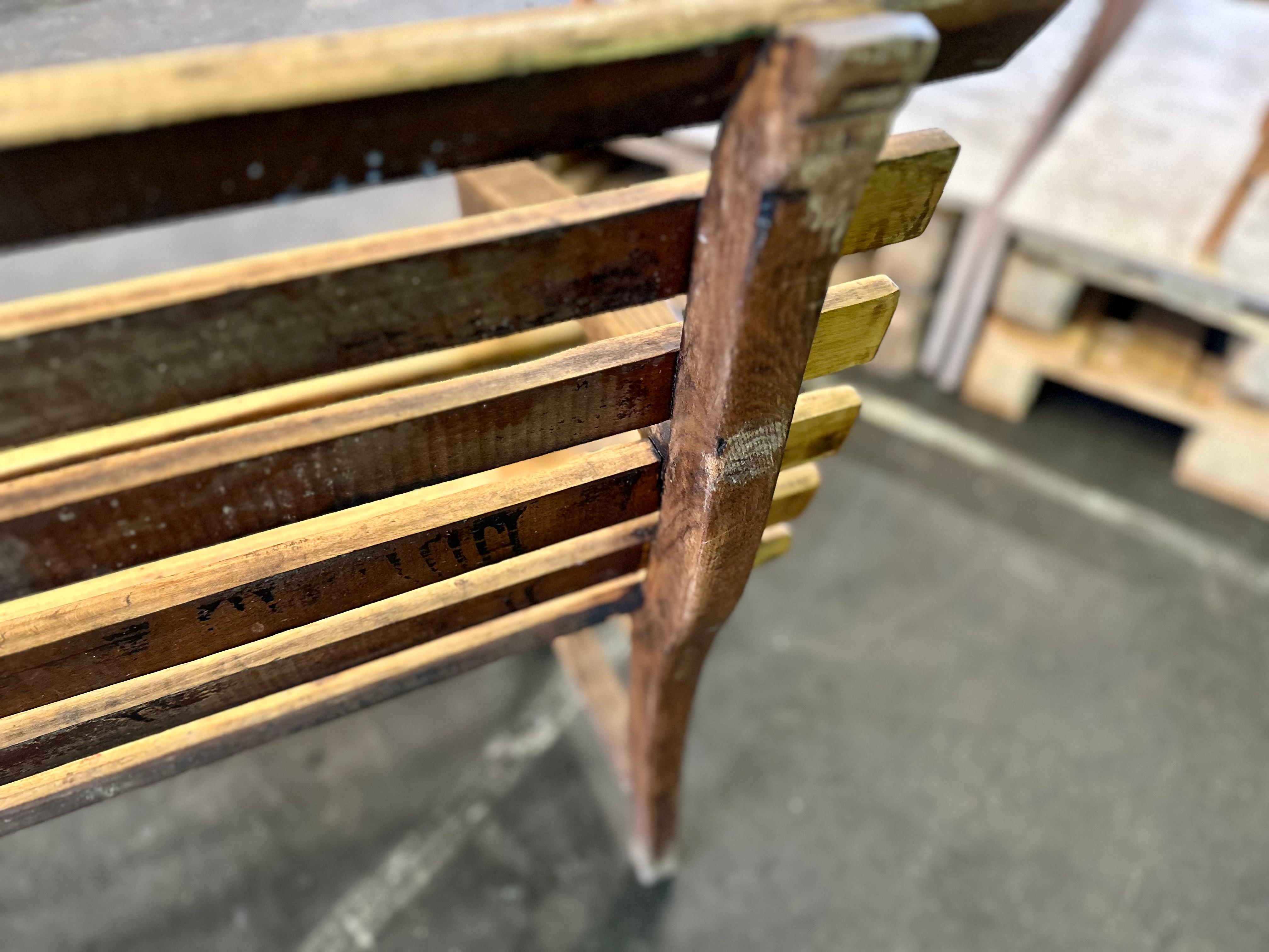 decorative antique wooden bench For Sale 11