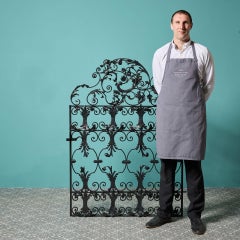 Decorative Antique Wrought Iron Garden Gate