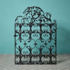 Puerta Decorativa de Hierro Forjado Antiguo para Jardín