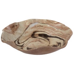Decorative Apt Mixed Earths Bowl or Large Vide Poche