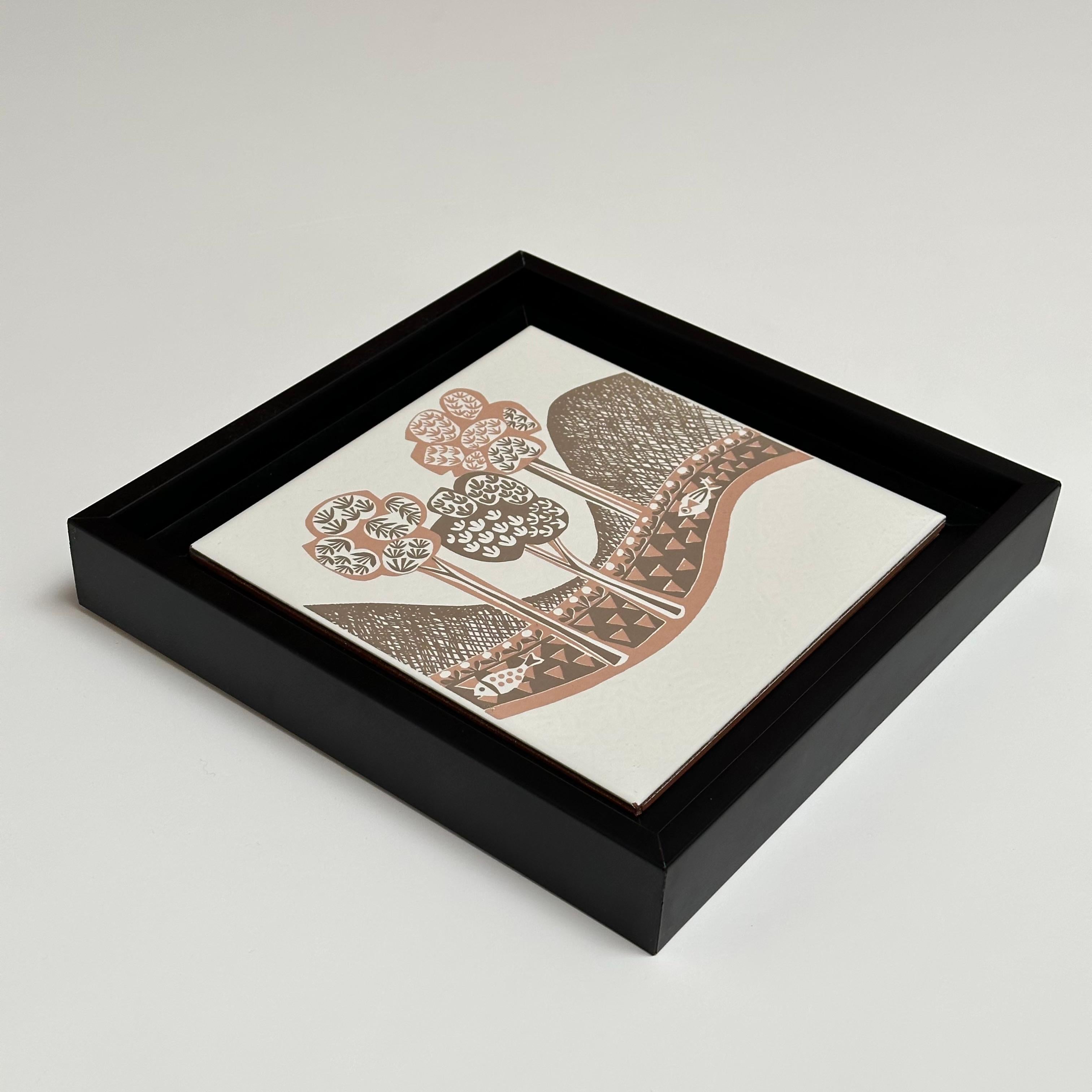 Decorative Art Tile, Roger Capron for Marazzi, Italy c. 1980 For Sale 2