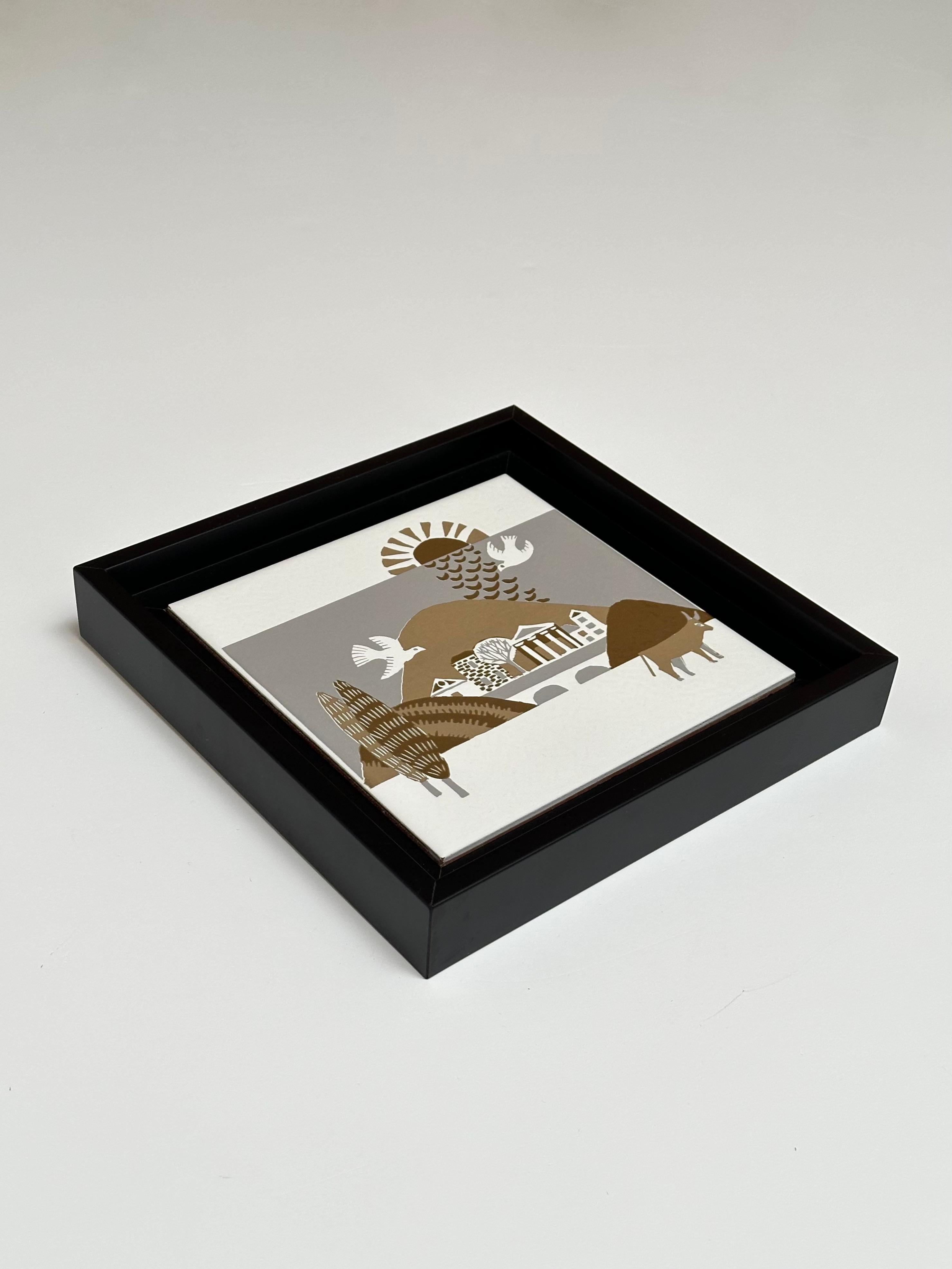Piastrella Art Decor, Roger Capron per Marazzi, Italia, C.C. 1980 in vendita 3