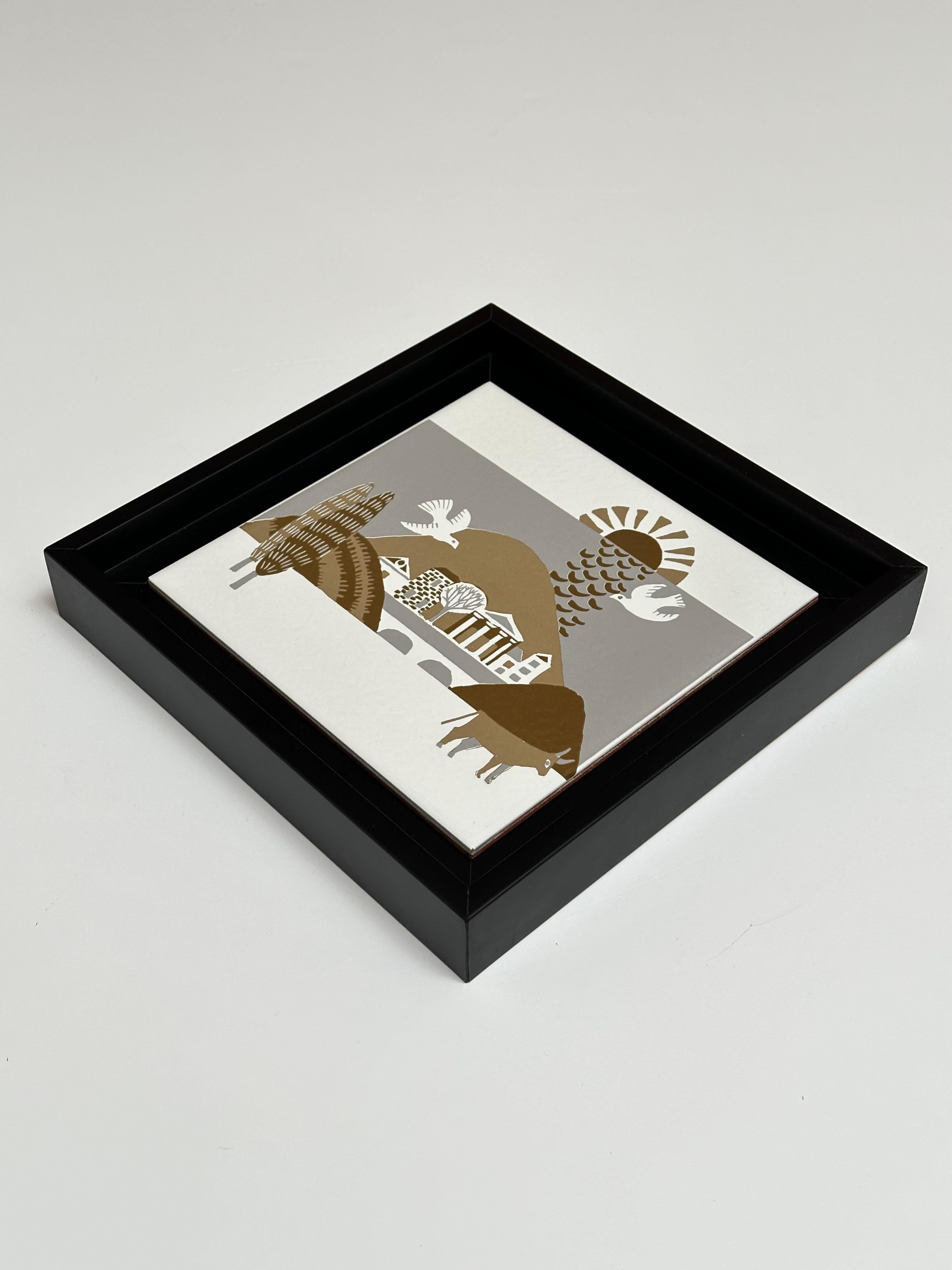 Piastrella Art Decor, Roger Capron per Marazzi, Italia, C.C. 1980 in vendita 4