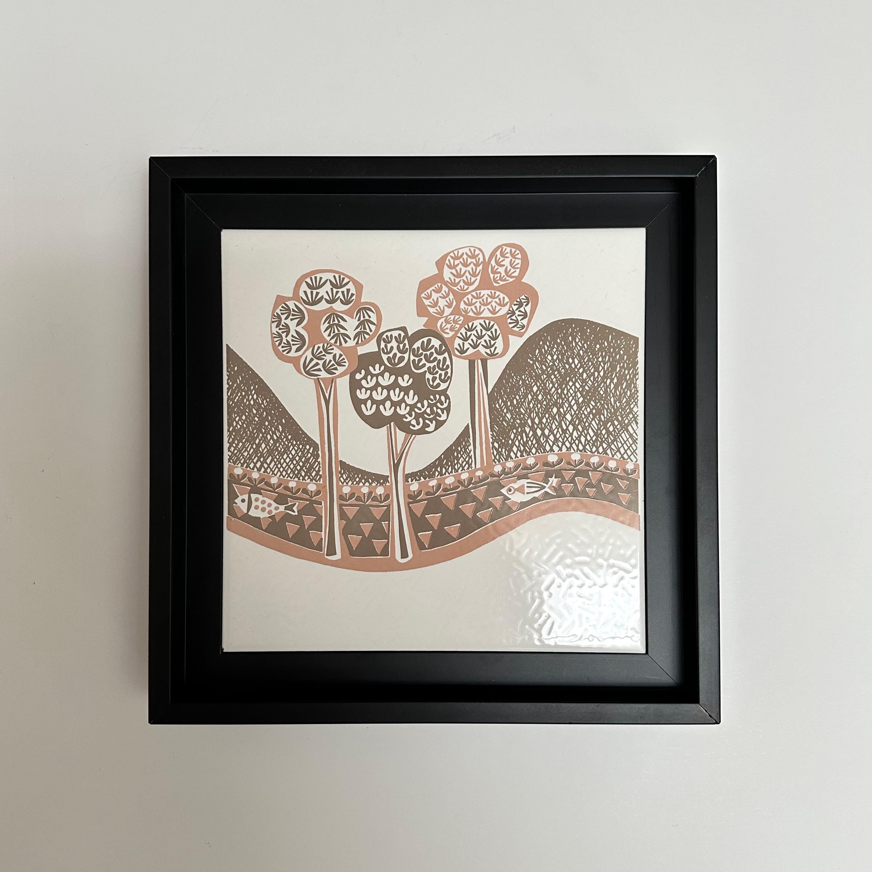 Decorative Art Tile, Roger Capron for Marazzi, Italy c. 1980 For Sale 4