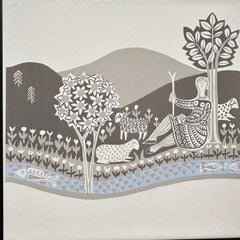 Decorative Art Tile, Roger Capron for Marazzi, Italy c. 1980