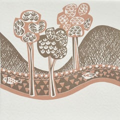 Decorative Art Tile, Roger Capron for Marazzi, Italy c. 1980