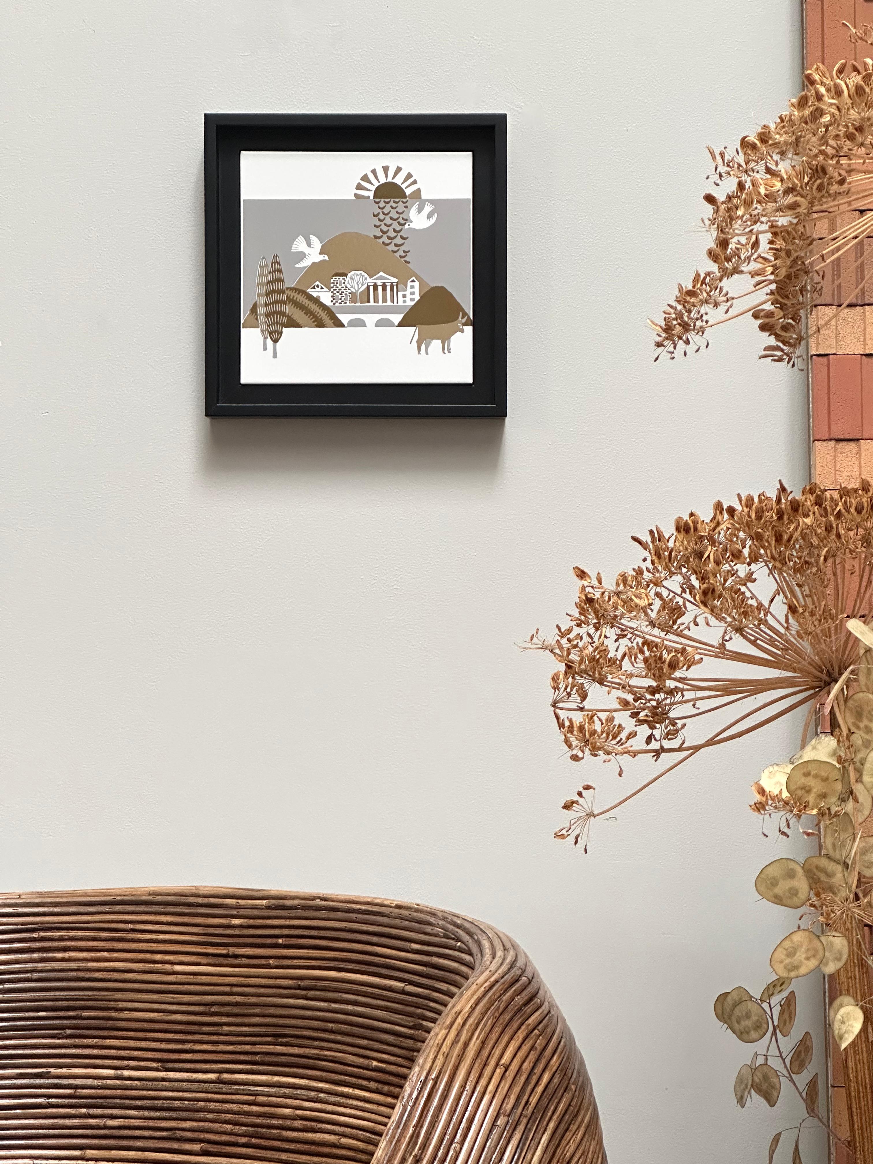 Italiano Piastrella Art Decor, Roger Capron per Marazzi, Italia, C.C. 1980 in vendita
