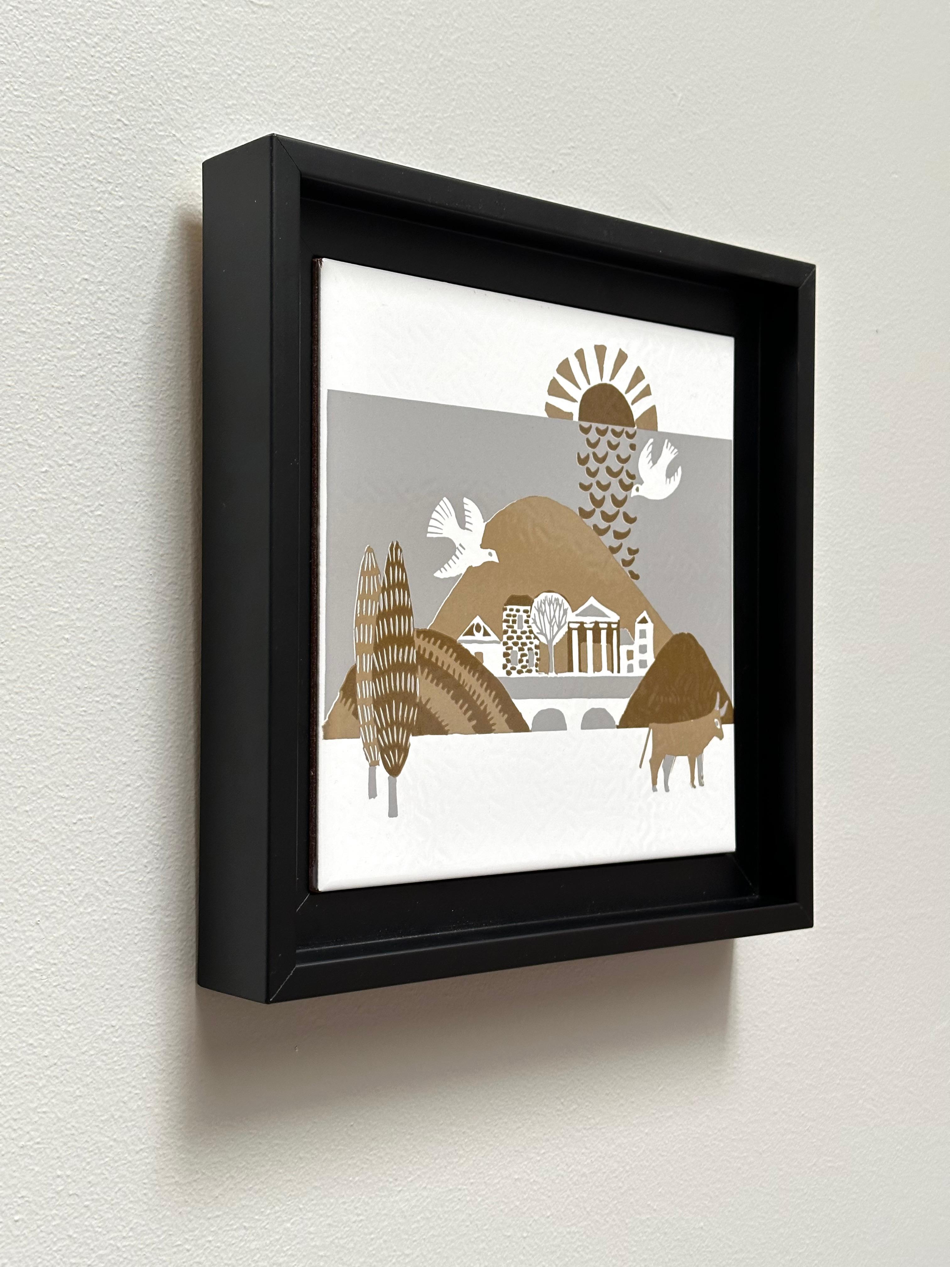 Cotto Piastrella Art Decor, Roger Capron per Marazzi, Italia, C.C. 1980 in vendita