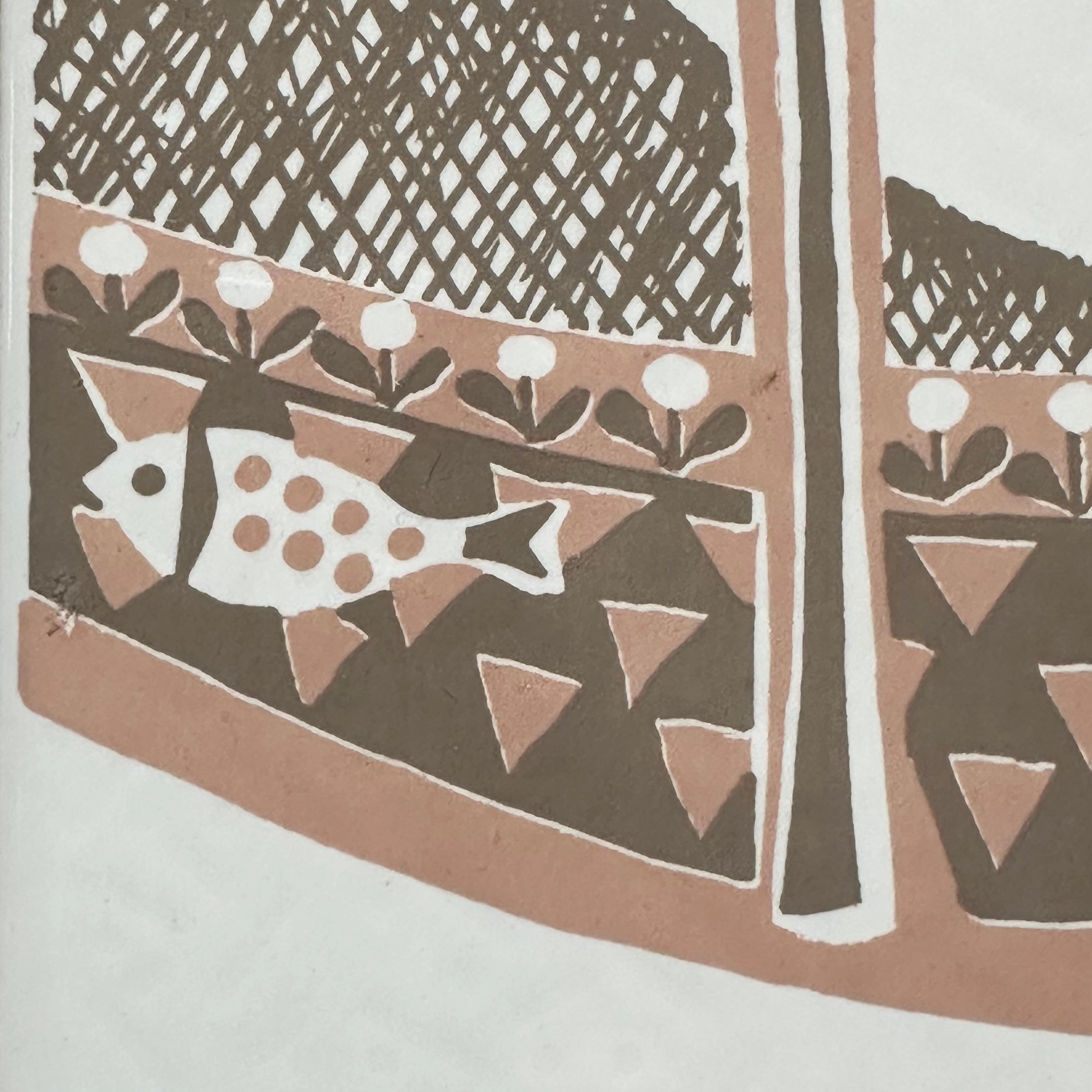 Decorative Art Tile, Roger Capron for Marazzi, Italy c. 1980 For Sale 1