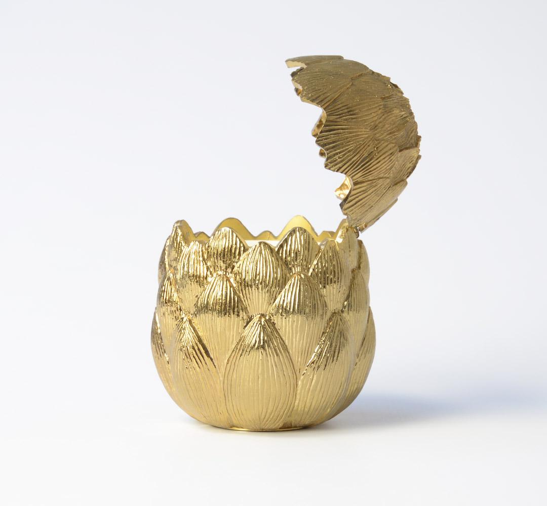 Late 20th Century Decorative Artichoke Ice Bucket by Freddo Therm, 1970s