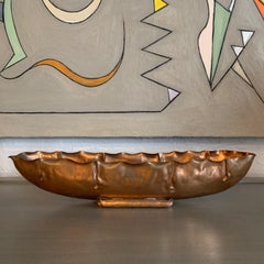 Decorative Arts & Crafts Hand-Hammered Copper Bowl