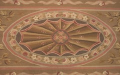 Aubusson Rug Flat-weave Inspired by Victorian Design