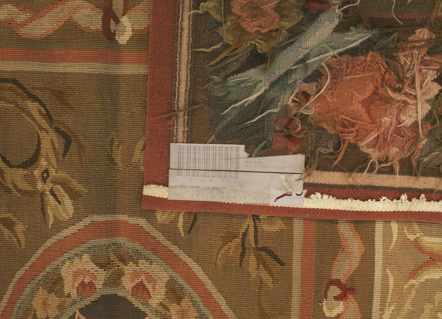 Flachgewebter Aubusson-Teppich, inspiriert von viktorianischem Design (21. Jahrhundert und zeitgenössisch) im Angebot