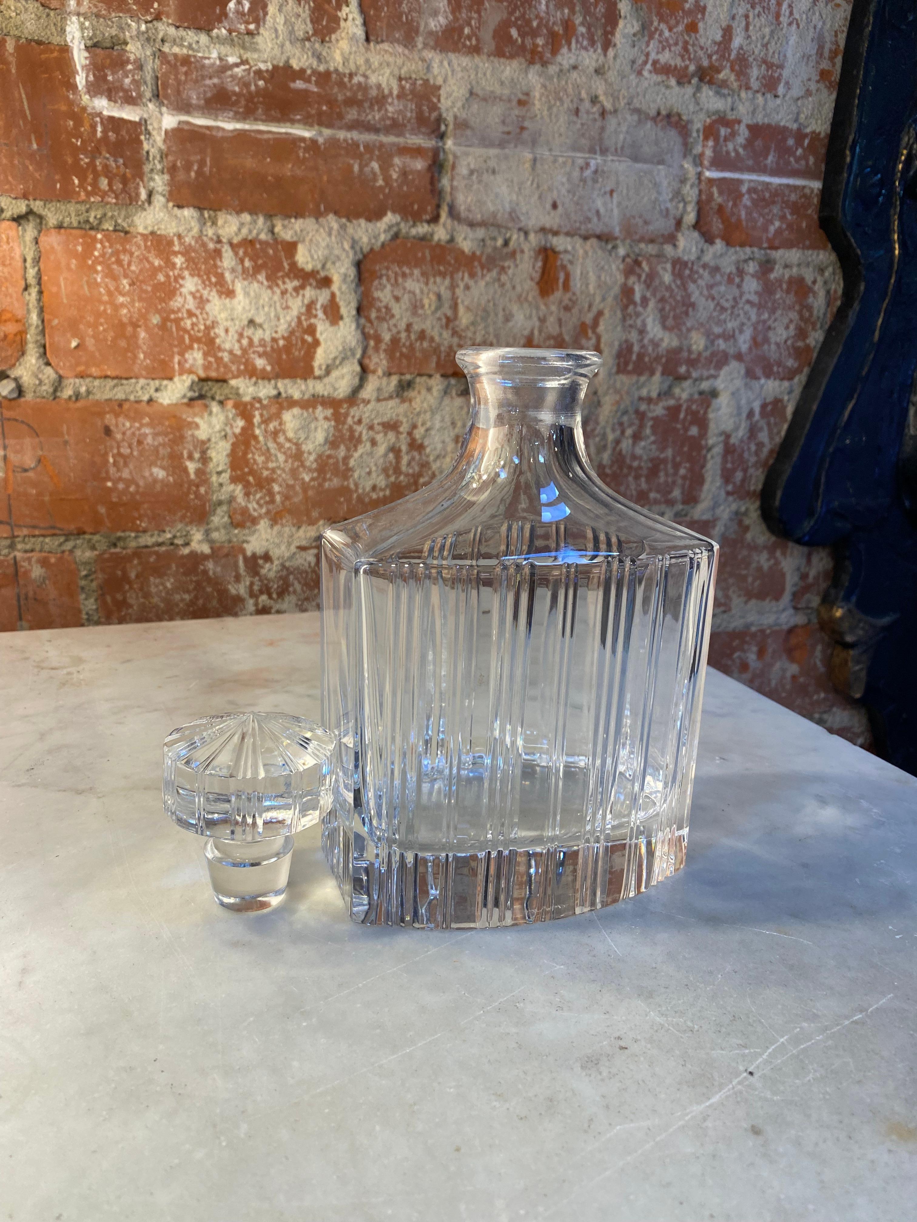 Mid-20th Century Decorative Baccarat Bottle Made in France, 1940 For Sale
