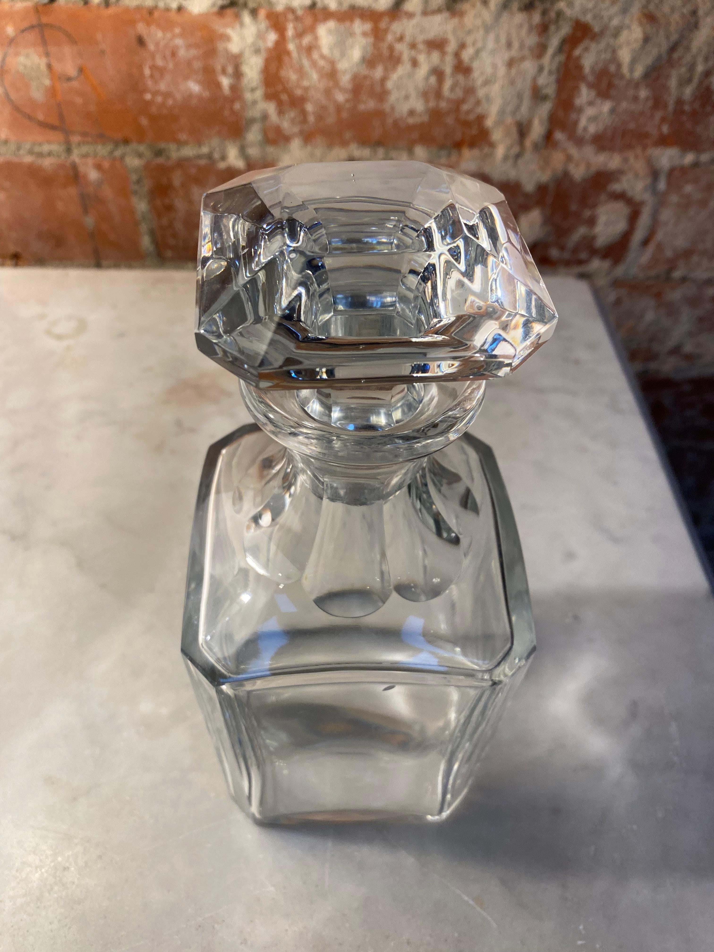 Decorative Baccarat Vintage Bottle, 1950s In Good Condition In Los Angeles, CA