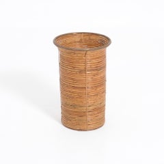 Decorative Bamboo Paper Bin
