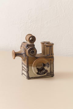 Oiseau décoratif en céramique d'Egon et Karin Heerwagen, 1972.